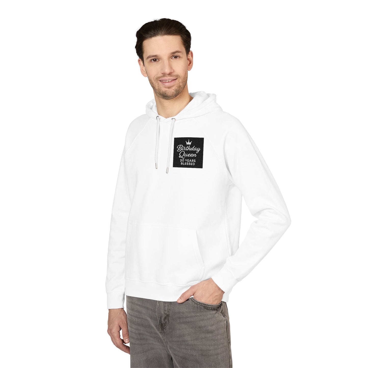 Unisex Eco Raglan Hoodie (Embroidery)