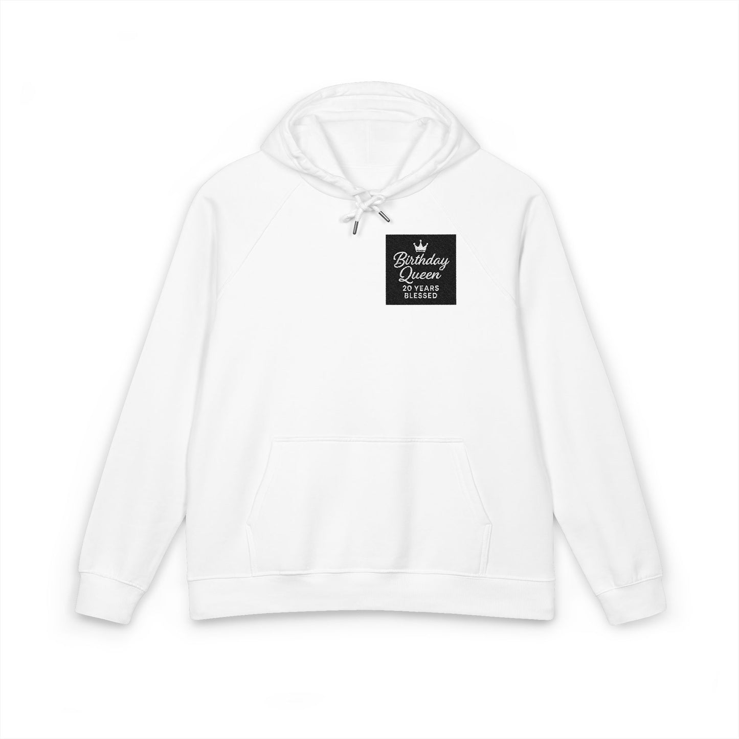 Unisex Eco Raglan Hoodie (Embroidery)