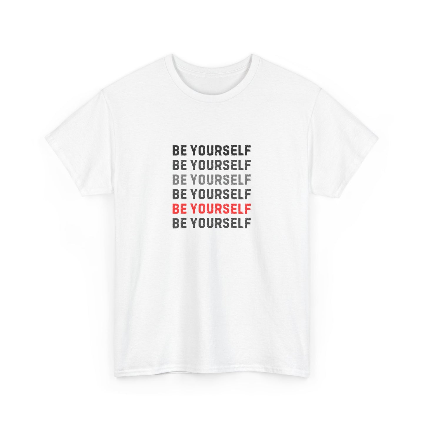 Unisex Inspirational Quote Tee - "Be Yourself" Shirt for Daily Motivation, Casual Wear, Gifts, Empowerment, Self-Love