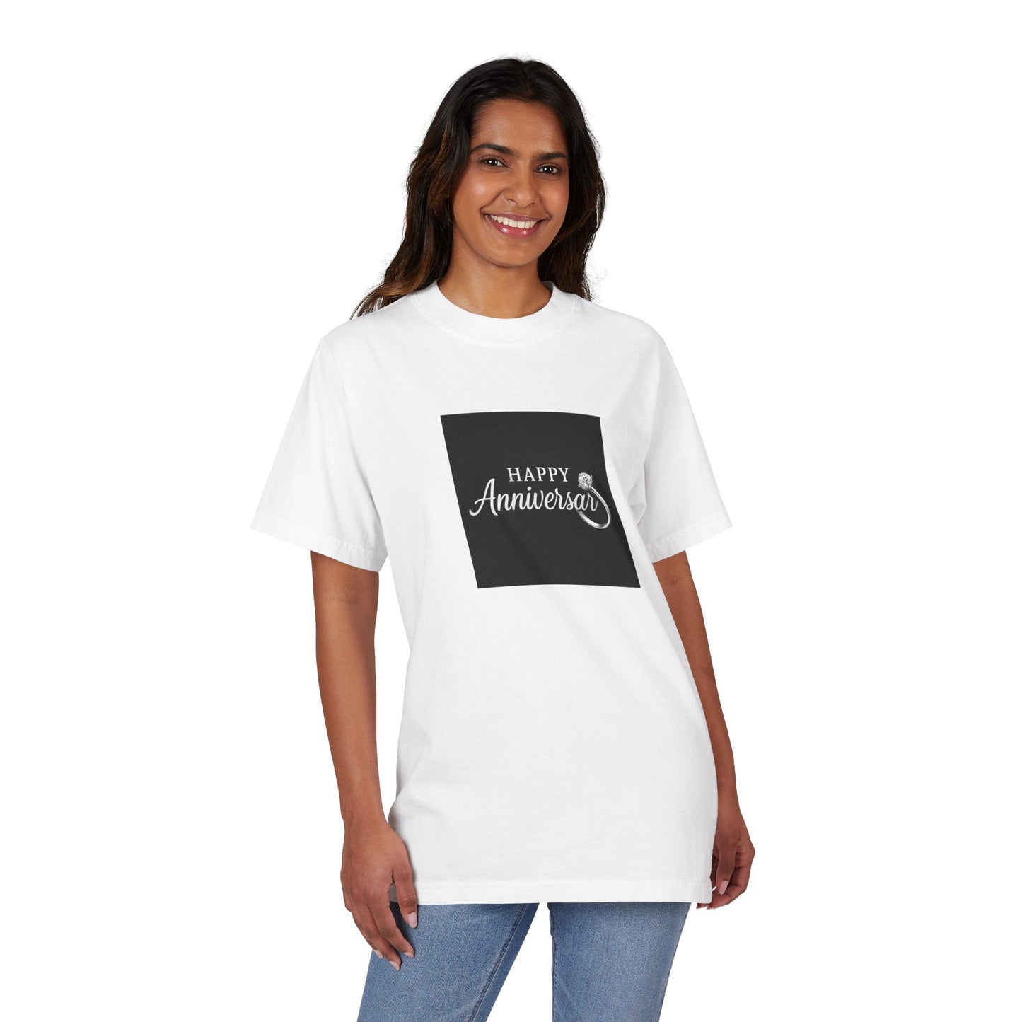 Happy Anniversary Unisex T-Shirt, Celebratory Tee, Engagement Gift, Couple's Apparel, Anniversary Party Outfit, Gift for Him/Her