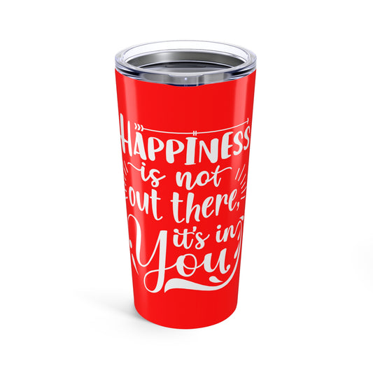 Happiness Themed Tumbler 20oz, Motivational Drinkware, Gifts for Her, Inspirational Travel Mug, Customizable Coffee Cup, Everyday Use [...]