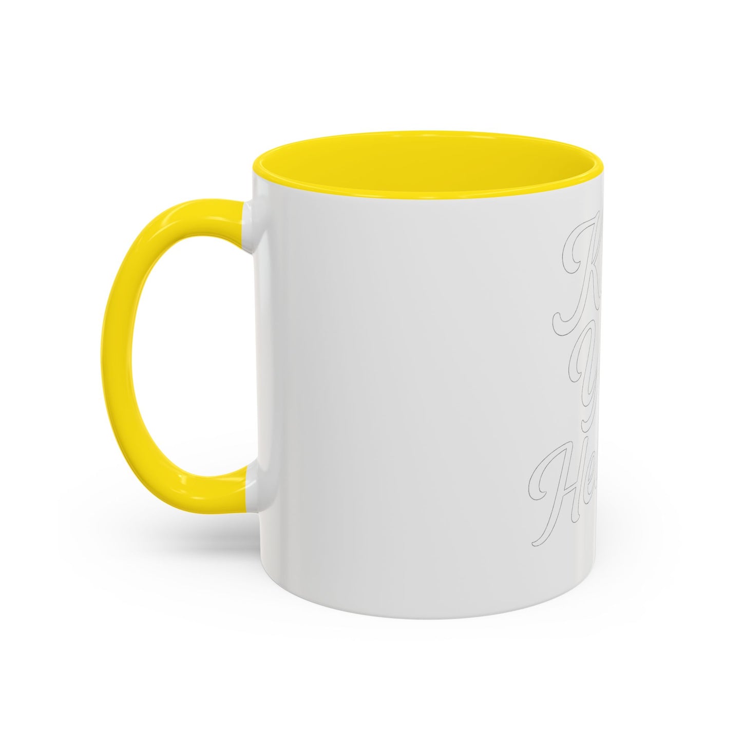 Inspirational Accent Coffee Mug | Motivational Gift for Coffee Lovers, Home Office Mug, Uplifting Quote, Teacher Appreciation