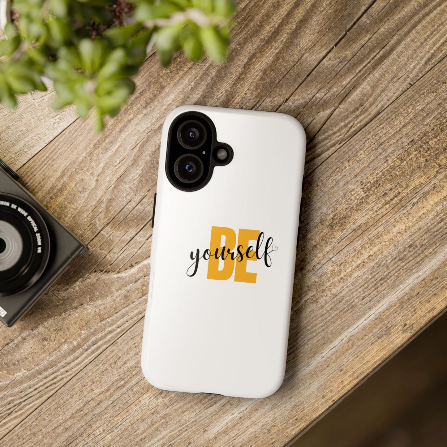 Be Yourself Phone Case, Inspirational Phone Cover, Tough Phone Cases, Motivational Gifts, Trendy Tech Accessories, Unique Phone Protector